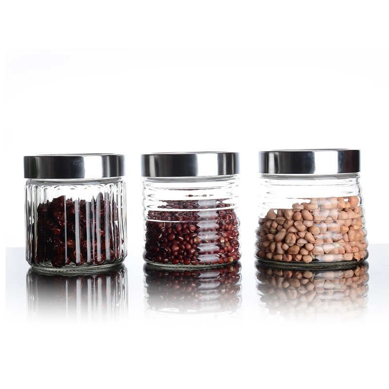 luxury tin container round storage bottles ginger jar home decoration 2oz jars with lids