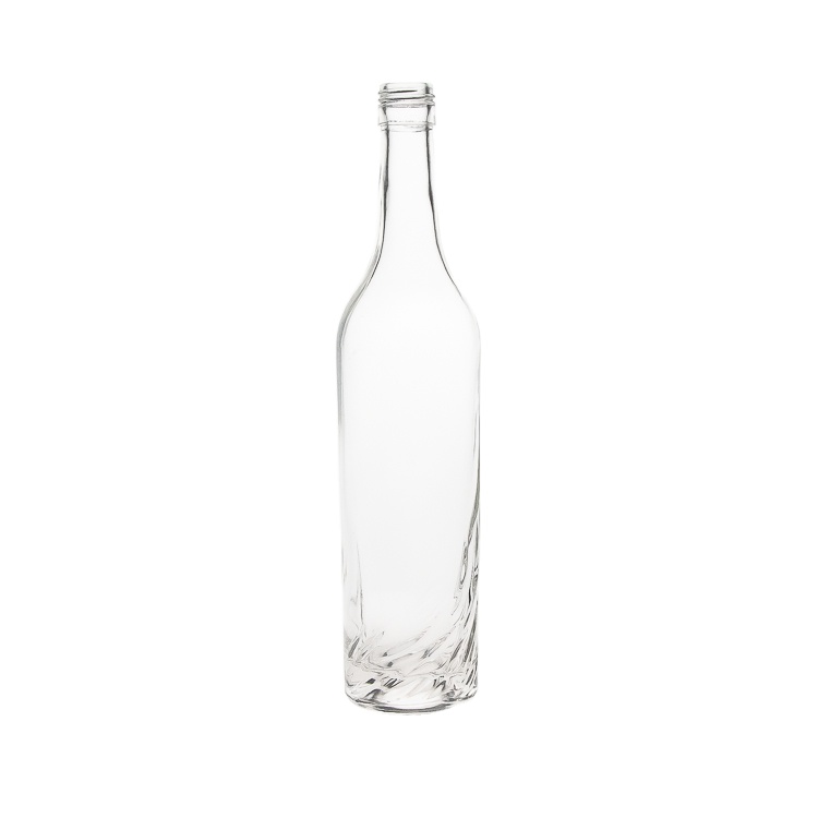 luxury transparency good spirit 800ml vodka glass bottles wholesale