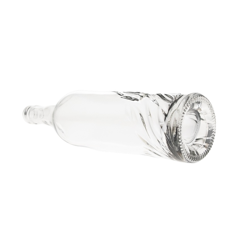 luxury transparency good spirit 800ml vodka glass bottles wholesale