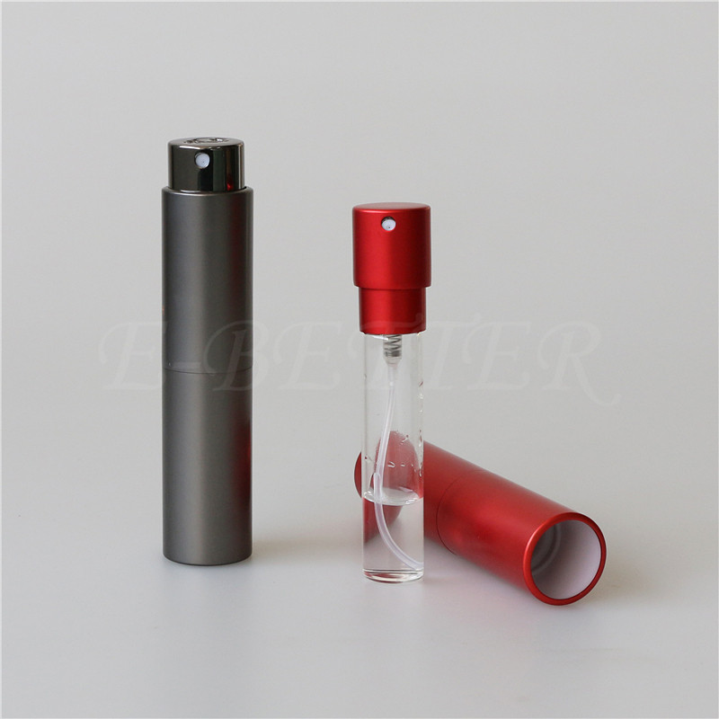 luxury twist up mini slim glass perfume spray bottle 8ml 10ml 15ml 20ml