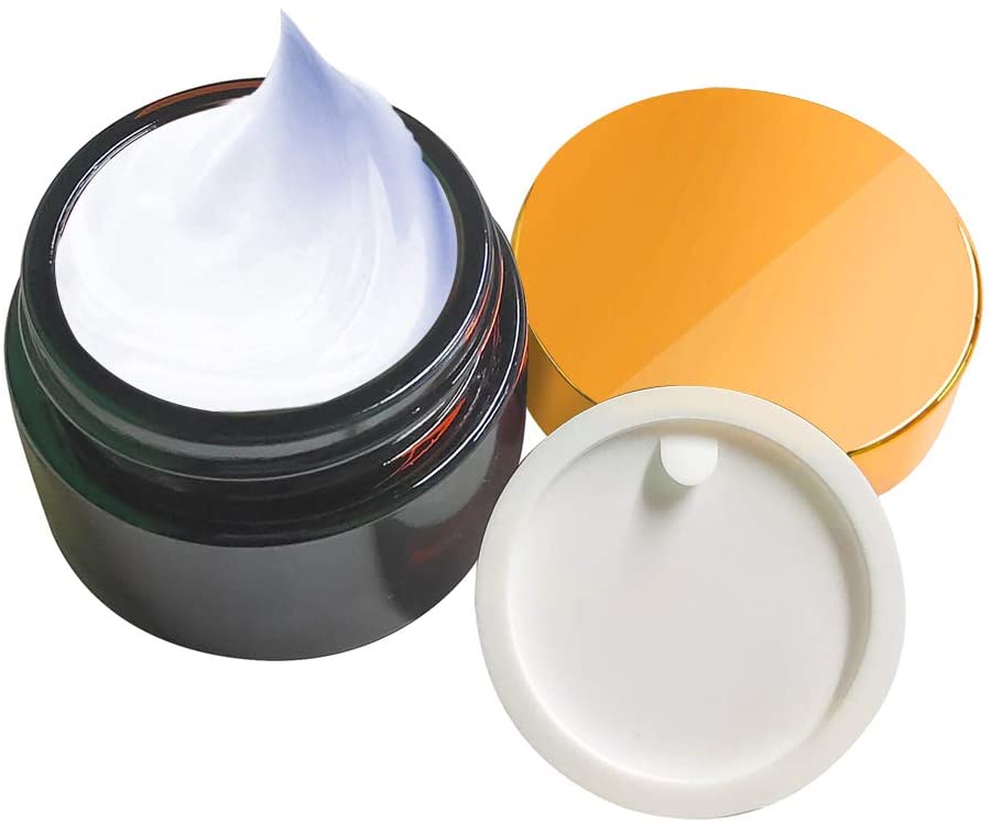 luxury unique matt black white blue green glass container bottles and jars with silver lid