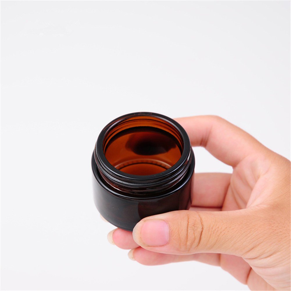 luxury unique matt black white blue green glass container bottles and jars with silver lid