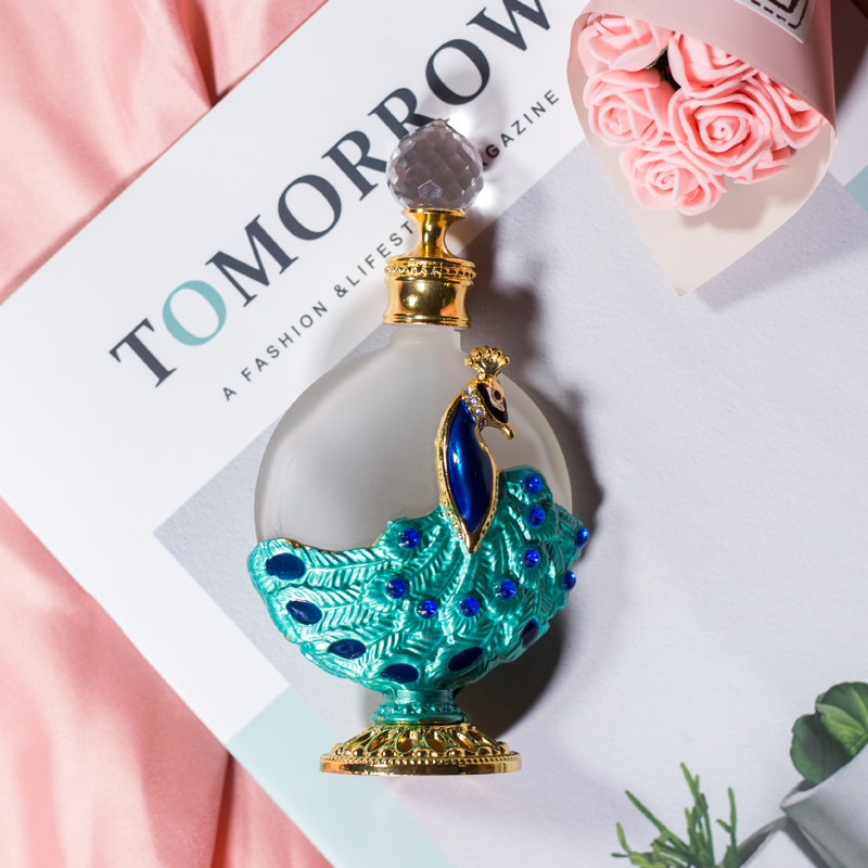 luxury unique perfume empty glass bottle custom gold for women m