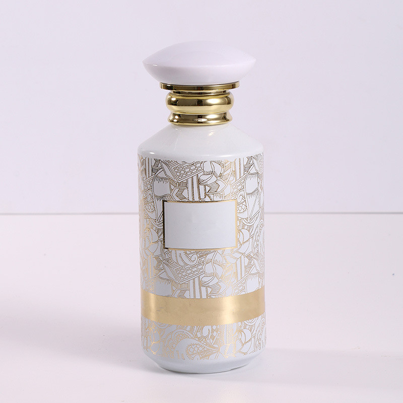 luxury wholesale in stock glass bottle perfume 100ml round perfume bottle empty glass perfume bottles