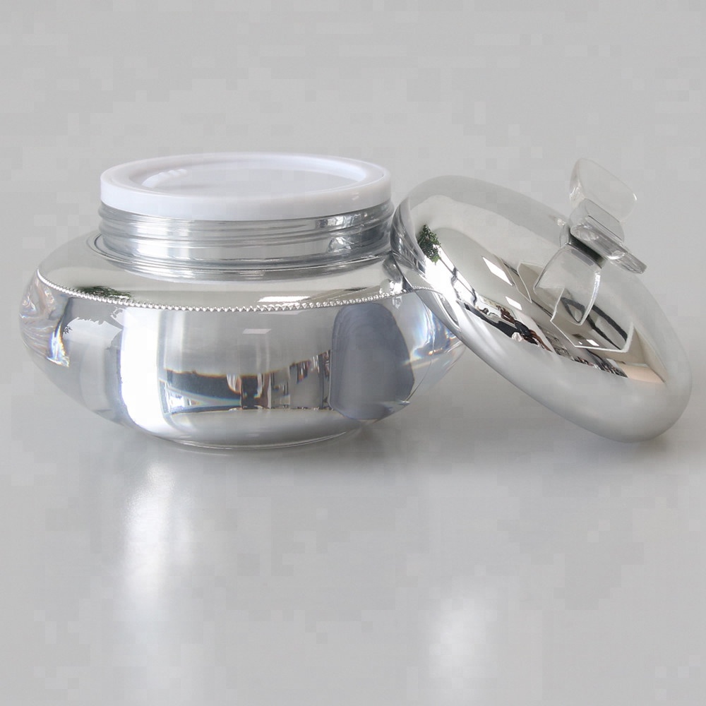 magnetic acrylic jar cosmetic creams packaging double wall plastic jar