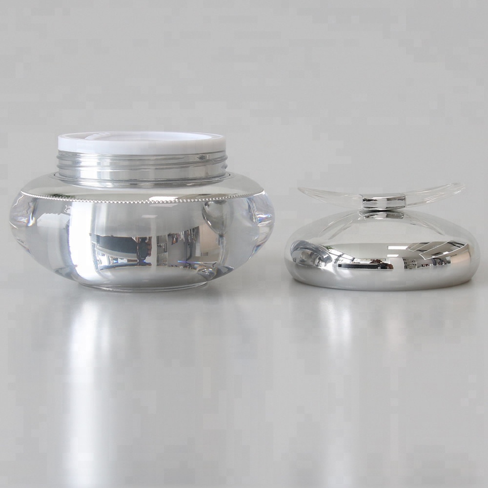 magnetic acrylic jar cosmetic creams packaging double wall plastic jar