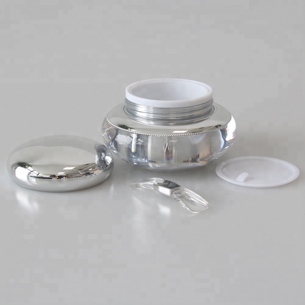 magnetic acrylic jar cosmetic creams packaging double wall plastic jar