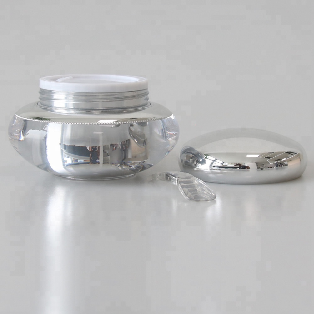 magnetic acrylic jar cosmetic creams packaging double wall plastic jar