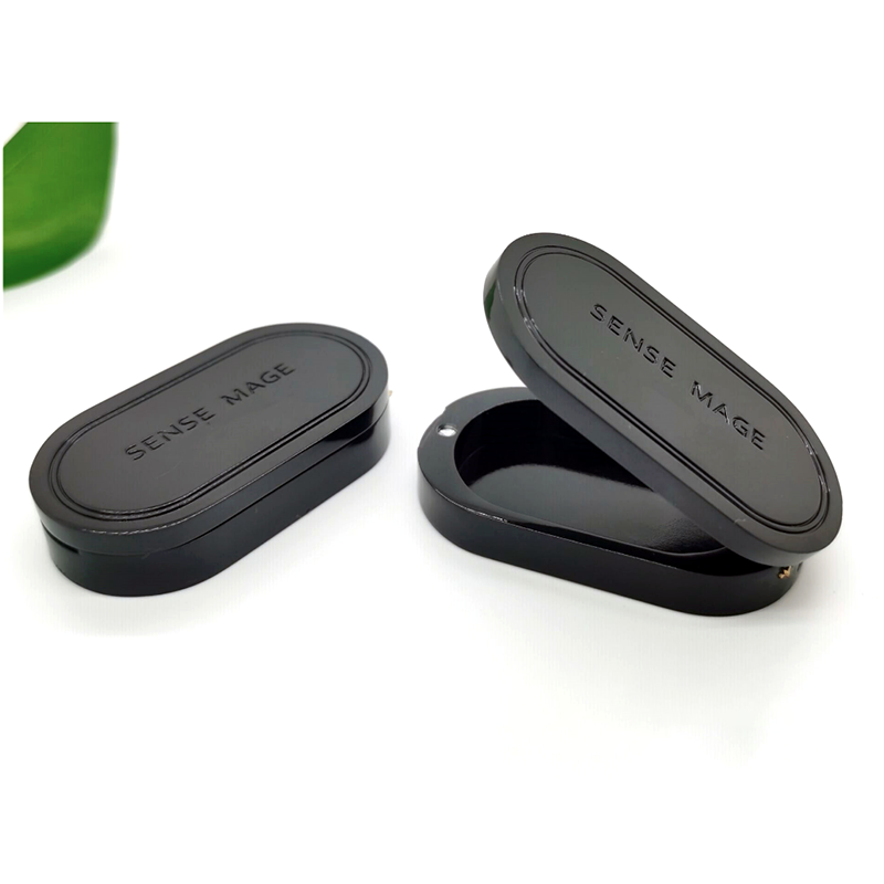 magnetic refill glass lip balm jars