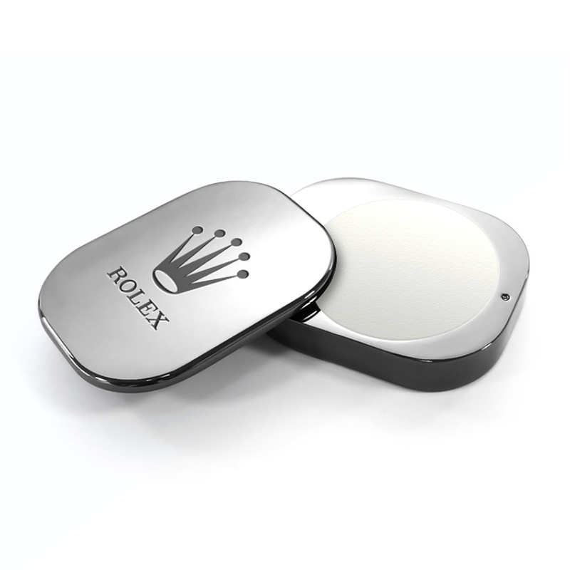 magnetic refill lip balm container with mirror