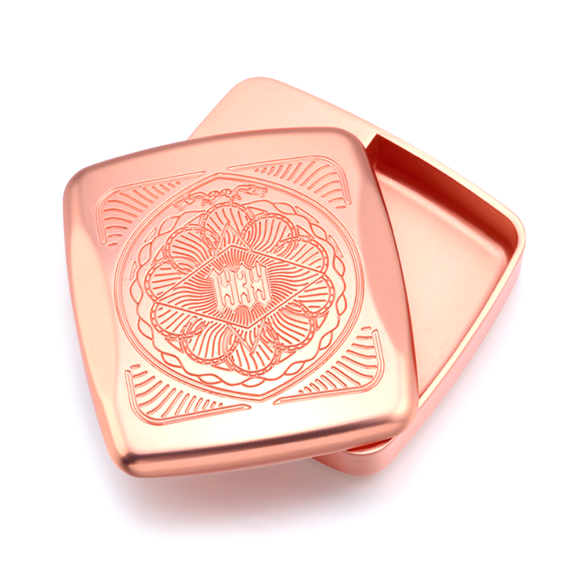 magnetic refill lip balm container with mirror