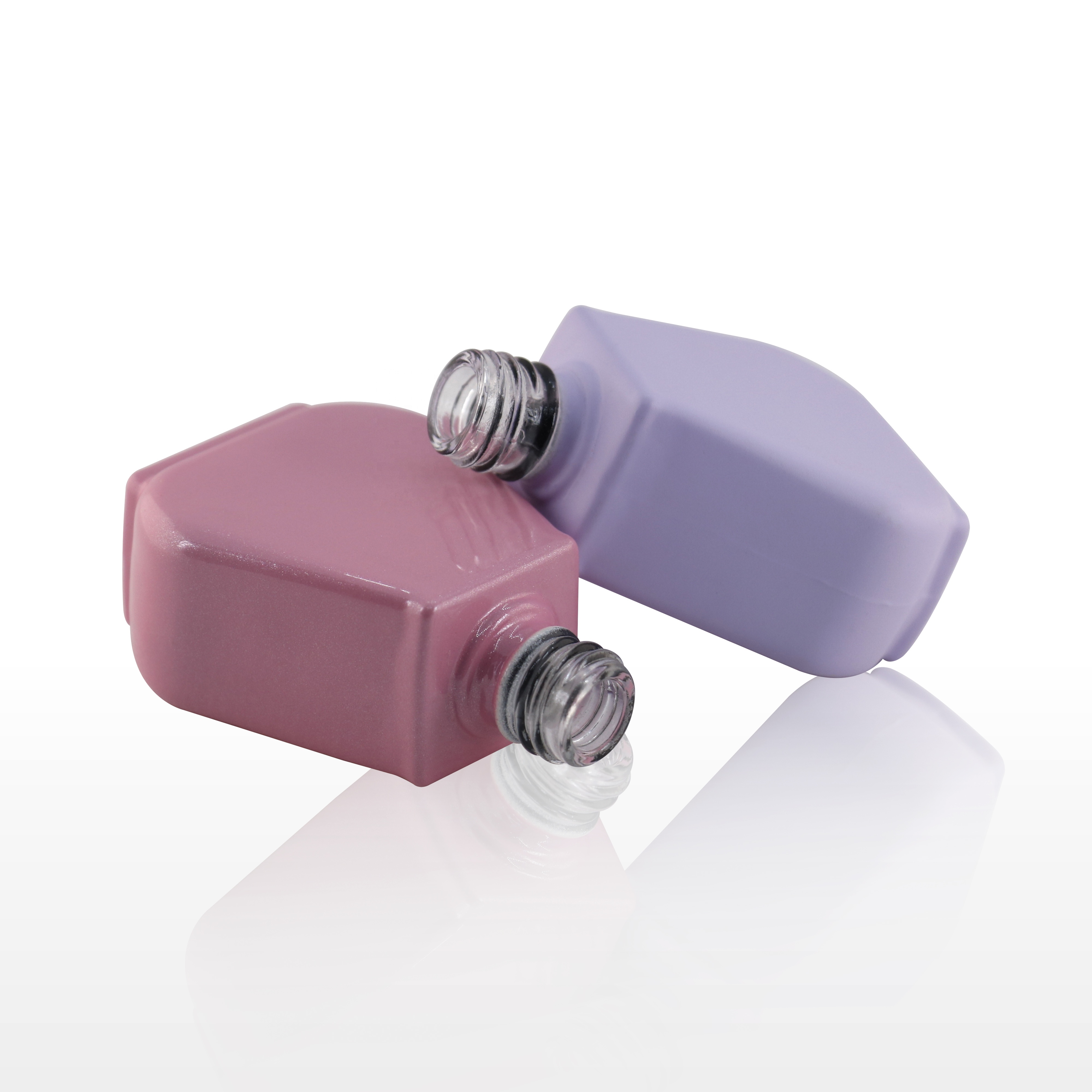 manufacturer 7ml 8ml 10ml packaging unique color custom empty cosmetic gel nail polish glass bottles