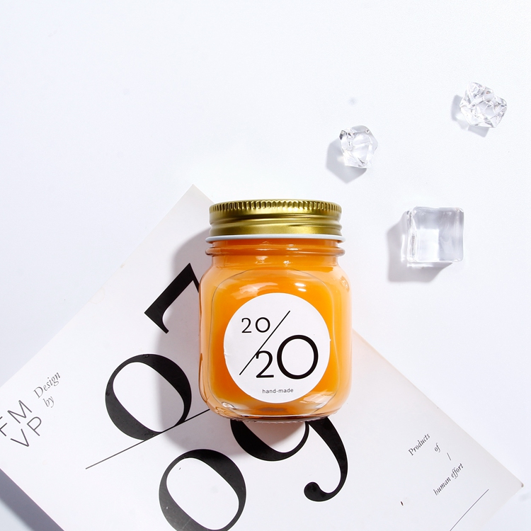 manufacturer Customize 4oz Glass Mason Jar  For Food Storage Container With Screw Lids For Juice/Sauce/Canning Food