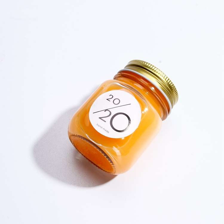 manufacturer Customize 4oz Glass Mason Jar For Food Storage Container With Screw Lids For Juice/Sauce/Canning Food