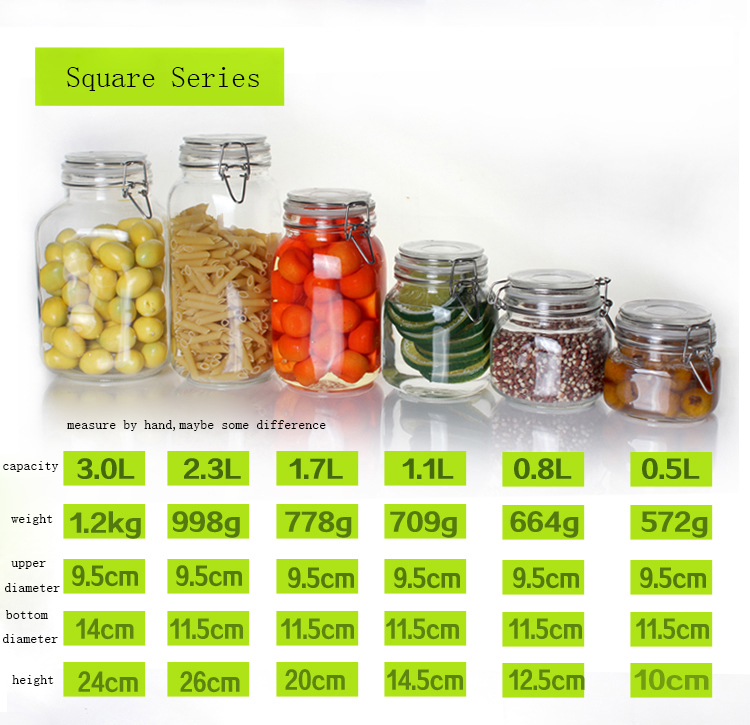 manufacturer clasp bottle sealed storage tank stainless steel button honey passion fruit glass jar