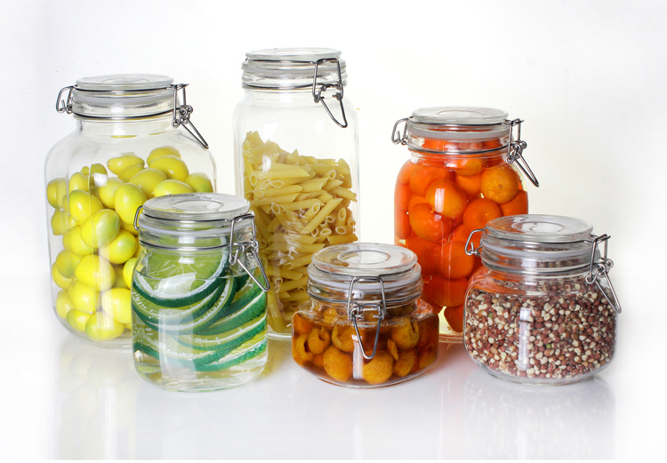 manufacturer clasp bottle sealed storage tank stainless steel button honey passion fruit glass jar