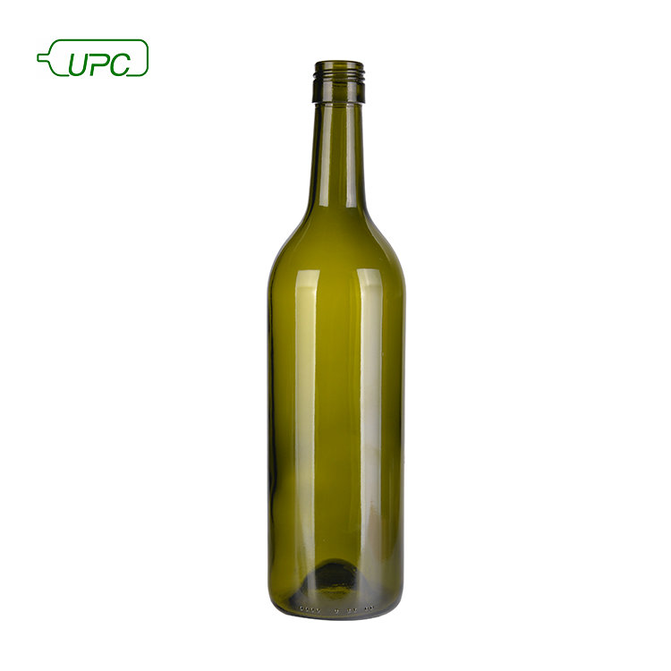manufacturer custom brandy burgundy 750ml glass wine bottles