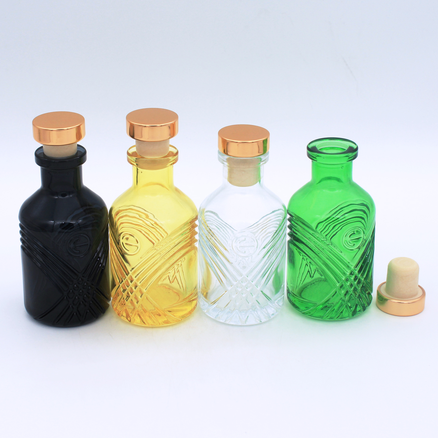 manufacturer empty luxury glass cosmetic aroma fragrance reed perfume diffuser bottle