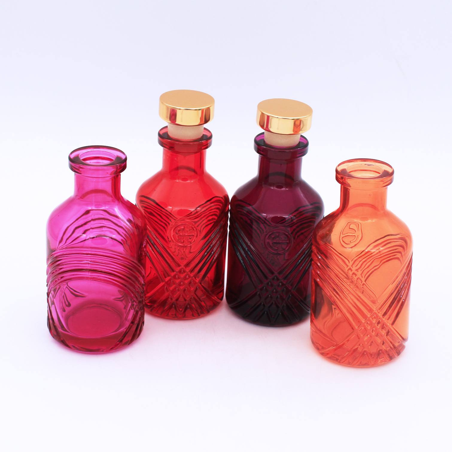manufacturer empty luxury glass cosmetic aroma fragrance reed perfume diffuser bottle