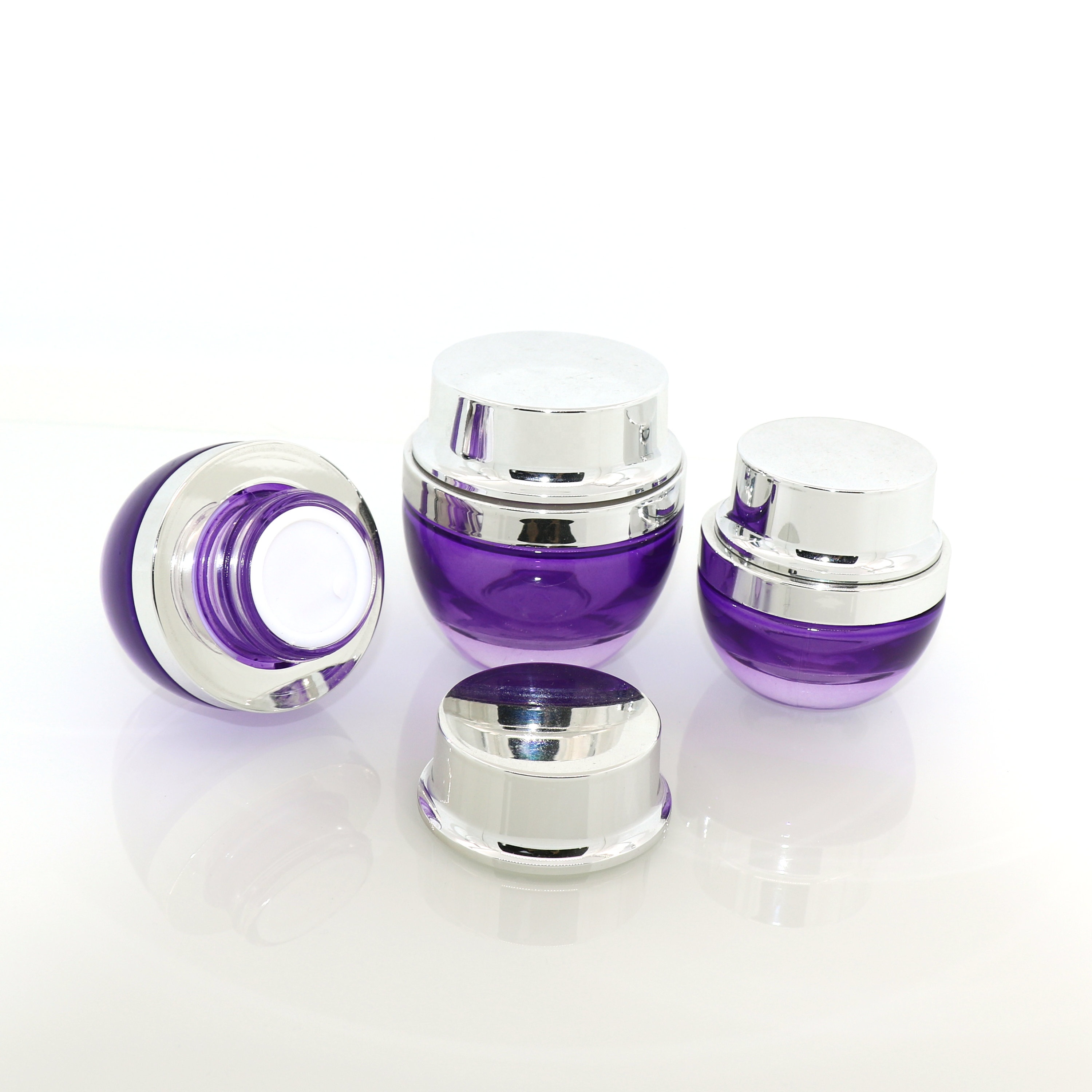 manufacturer lotion perfume 100ml 120ml luxury gradient purple lotion serum oil and sliver gold spray bottles