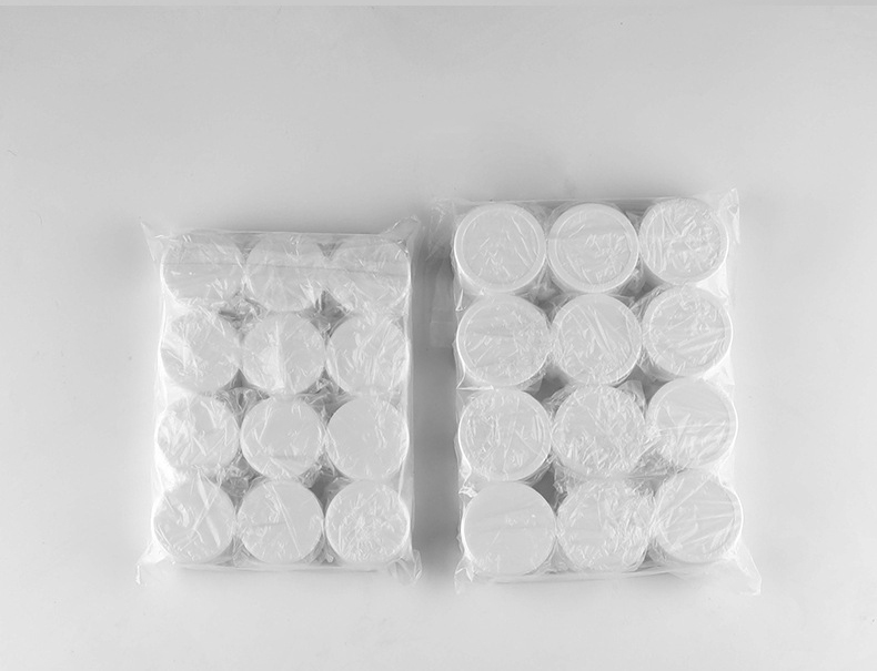 manufacturer white AS lipscrub container plastic jar with lid screw