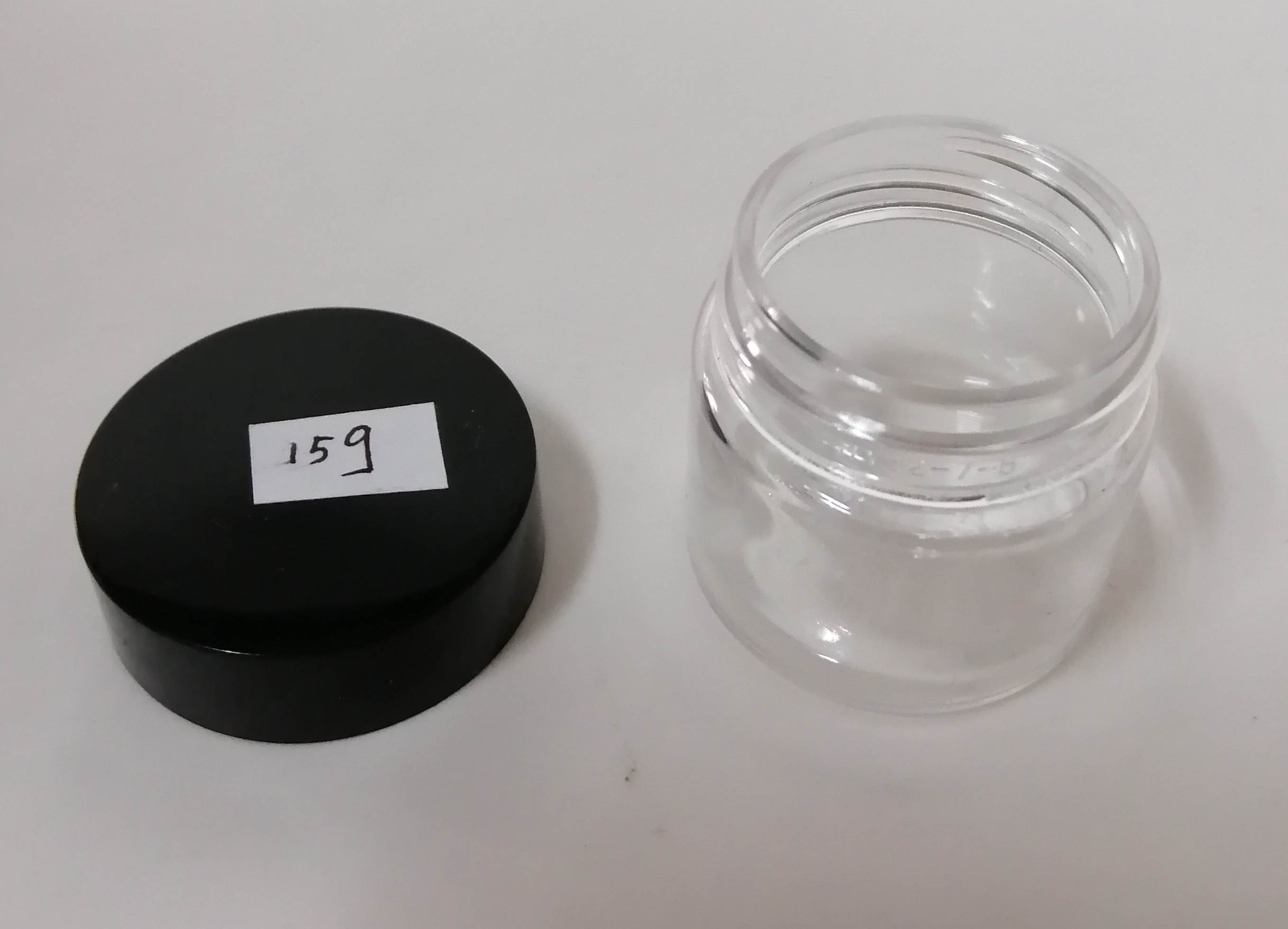manufactury 50 80 g PET assortment cream Jar Can with screw lid silk screen printing pet jars