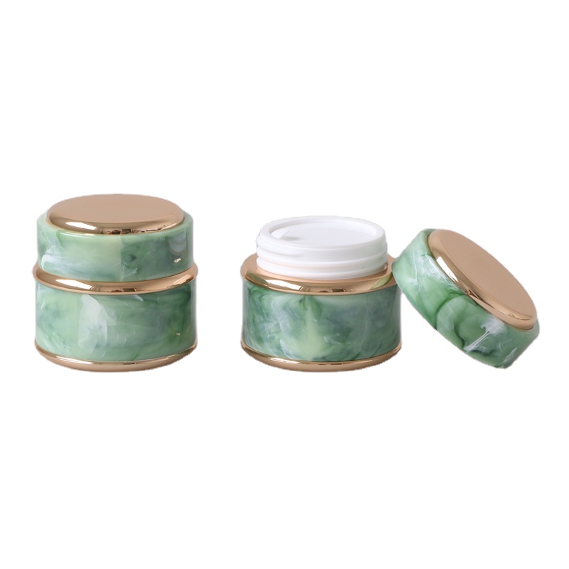 marble pattern 50 ml empty cosmetic jar packaging for uv gel