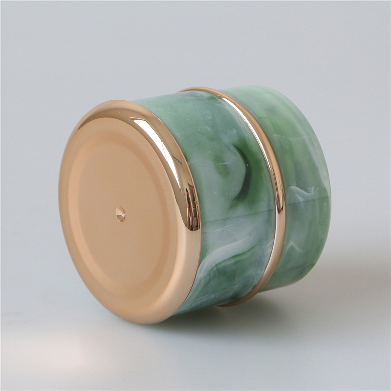 marble pattern 50 ml empty cosmetic jar packaging for uv gel