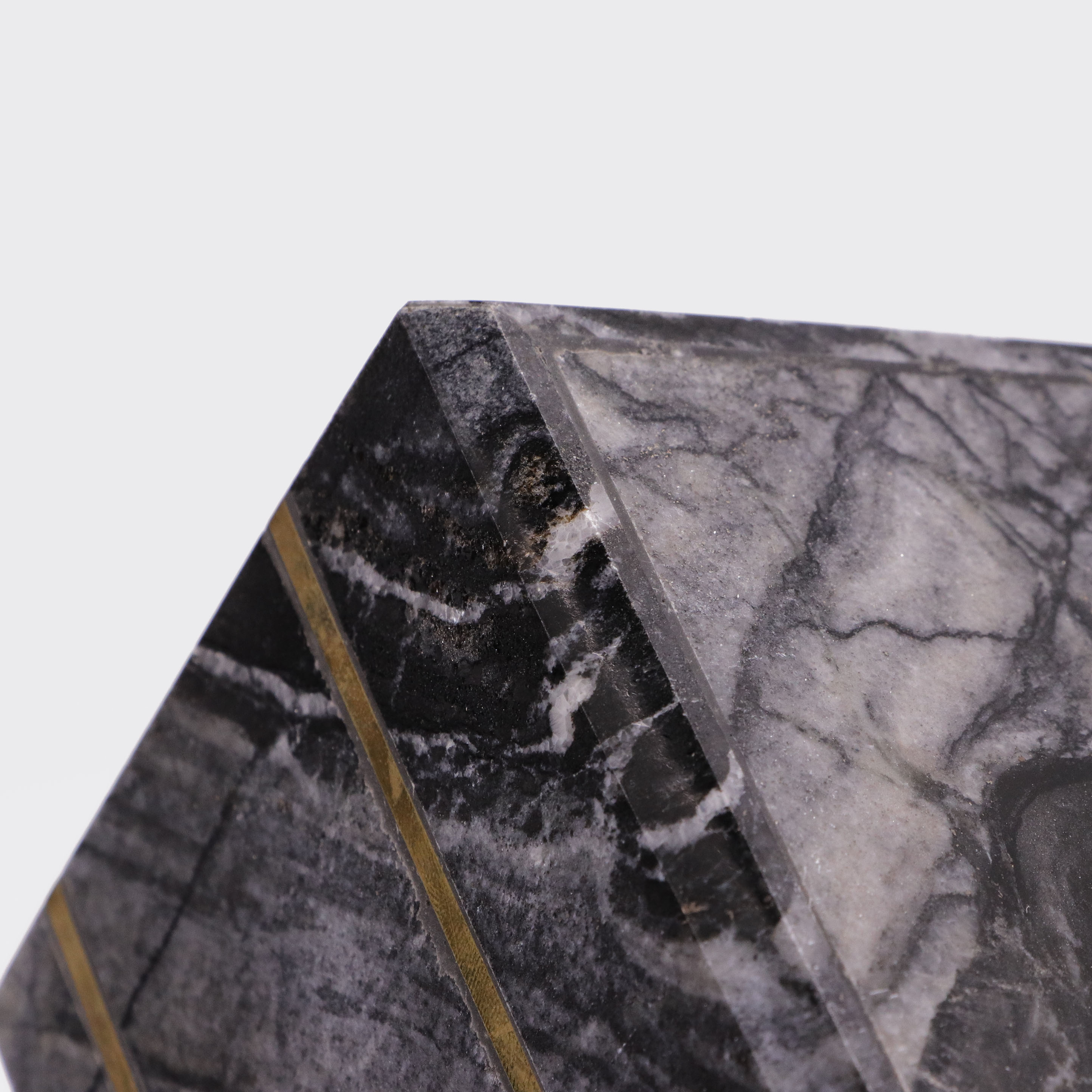 marble with copper decor storage jar with lid makes it easier to store your everyday kitchen essentials to bathroom necessities.