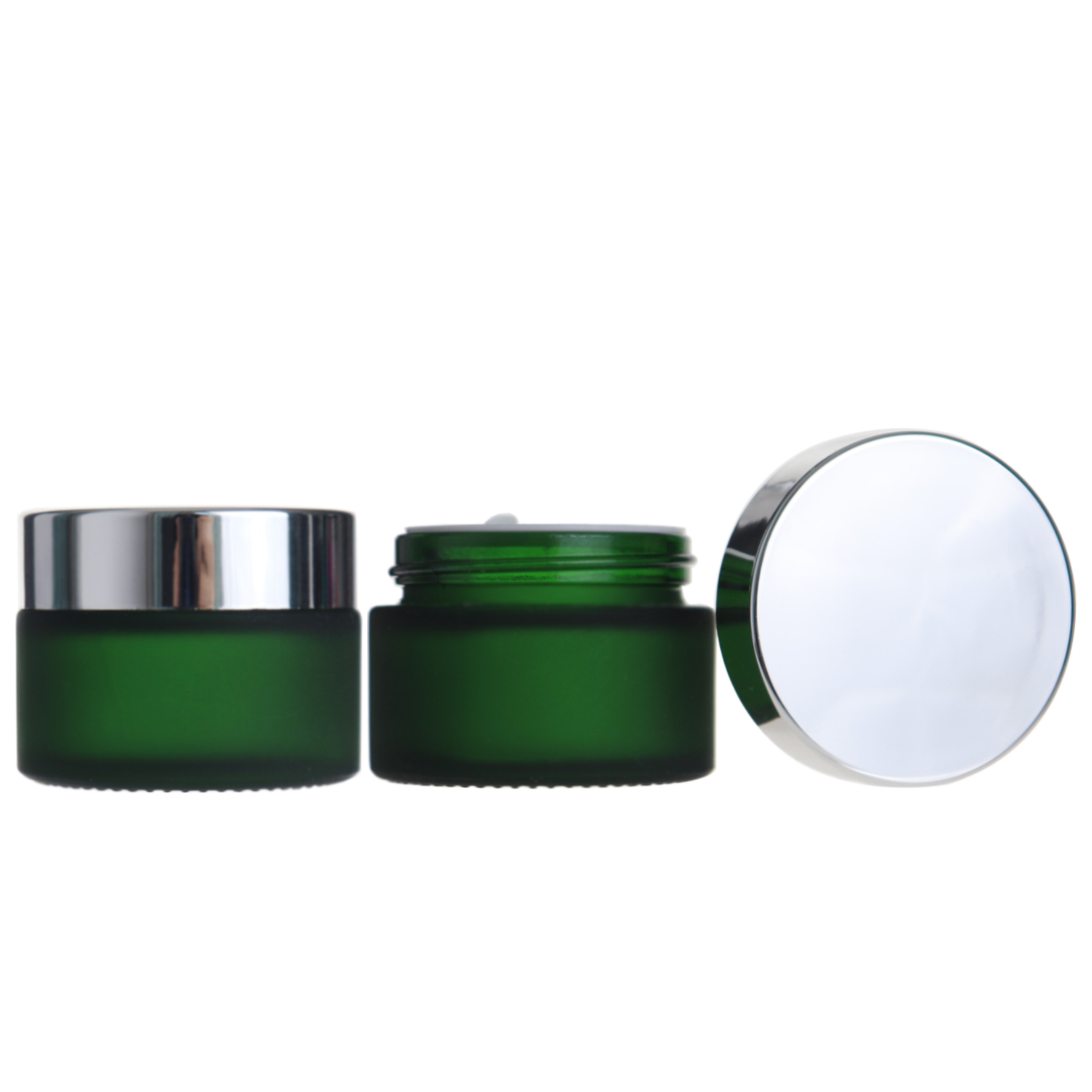 mason 1oz glass jars packaging for cosmetic cream with silver lids 30g wholesale