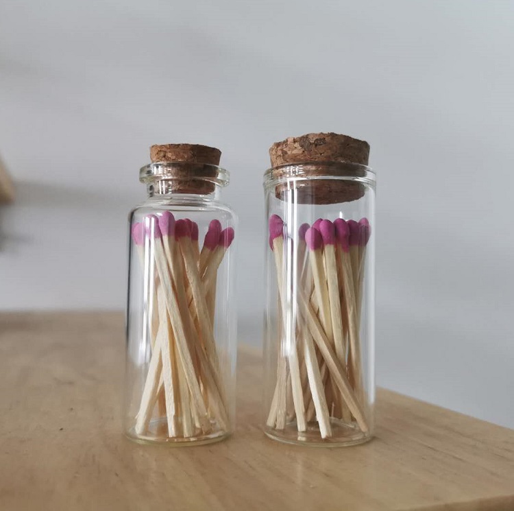 matches bottle custom matchbox glass bottle