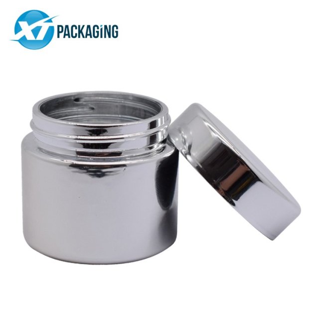 matt gloss gold child resistant cap small 2oz 3oz 4oz glass jar shiny silver plastic screw lid jars packaging