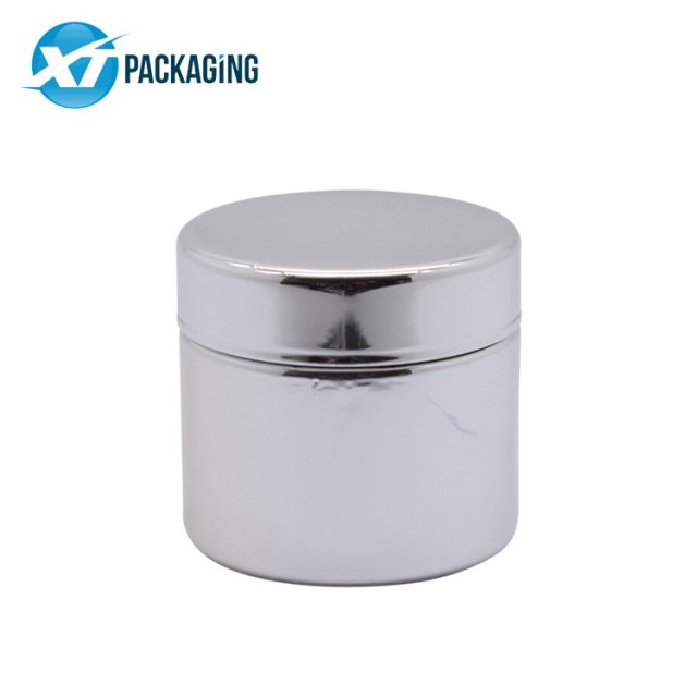 matt gold child resistant cap small 1oz 2oz 3oz 4oz 5oz glass jar shiny silver plastic screw lid jars packaging