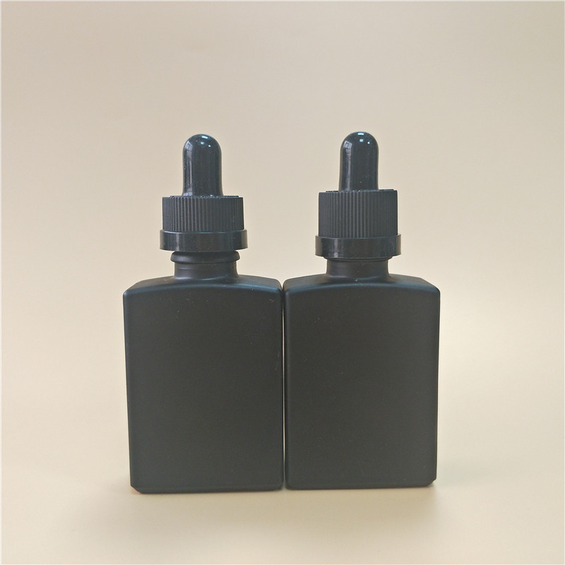 matte black beard oil bottles square 1oz matte black glass bottles with dropper rectangle 30ml glass dropper bottle