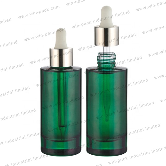 matte black empty cosmetic fancy unique shape glass essential oil dropper bottle 15ml serum container