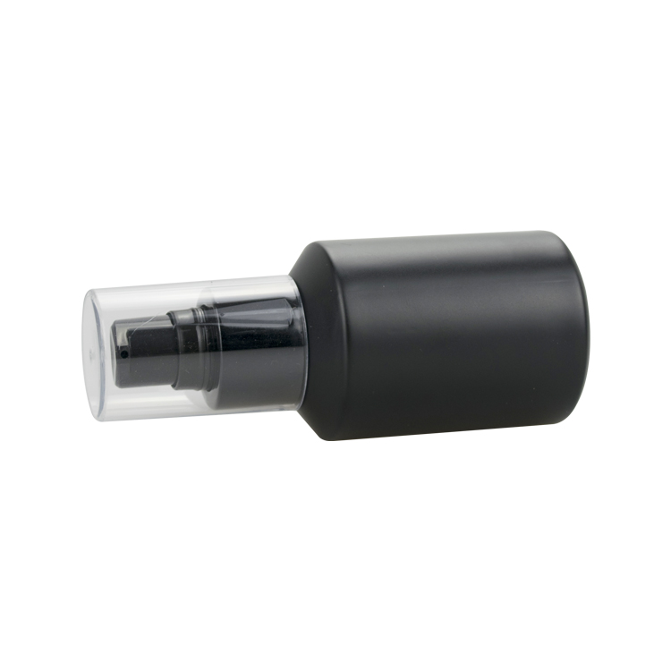 matte black glass bottle 60ml 2oz glass bottle with pump