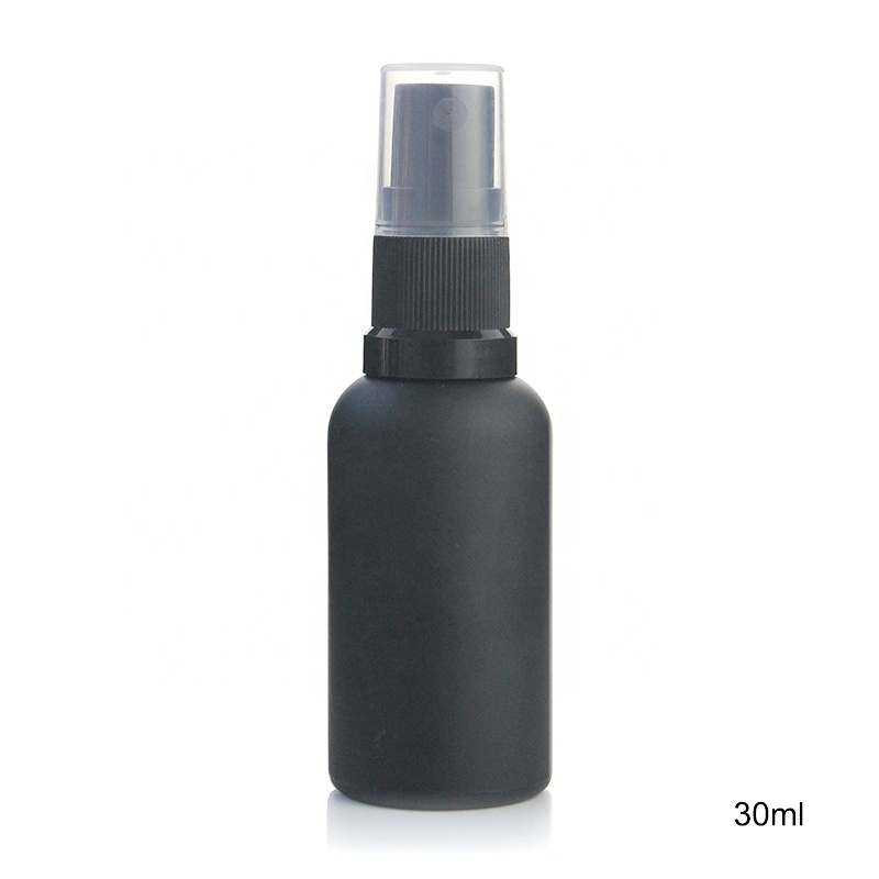 matte black glass essential oil perfume spray bottles 5ml 10ml 15ml 20ml 30ml 50ml 100ml matte black glass sprayer bottle