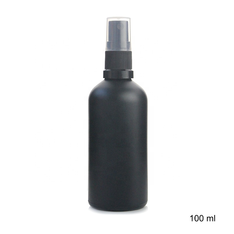 matte black glass essential oil perfume spray bottles 5ml 10ml 15ml 20ml 30ml 50ml 100ml matte black glass sprayer bottle
