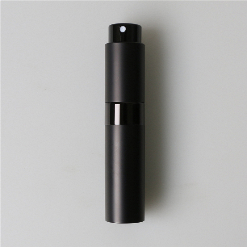 matte black mini portable perfume travel atomizer 5ml 8ml 10ml 15ml 20ml