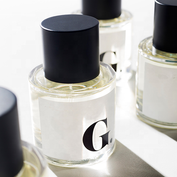 matte black perfume cap glass jars and bottles storage