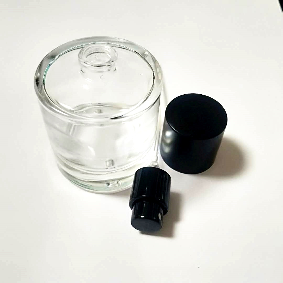 matte black perfume cap glass jars and bottles storage