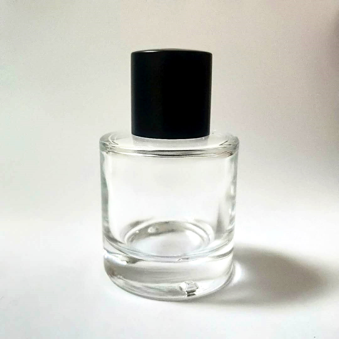 matte black perfume cap glass jars and bottles storage