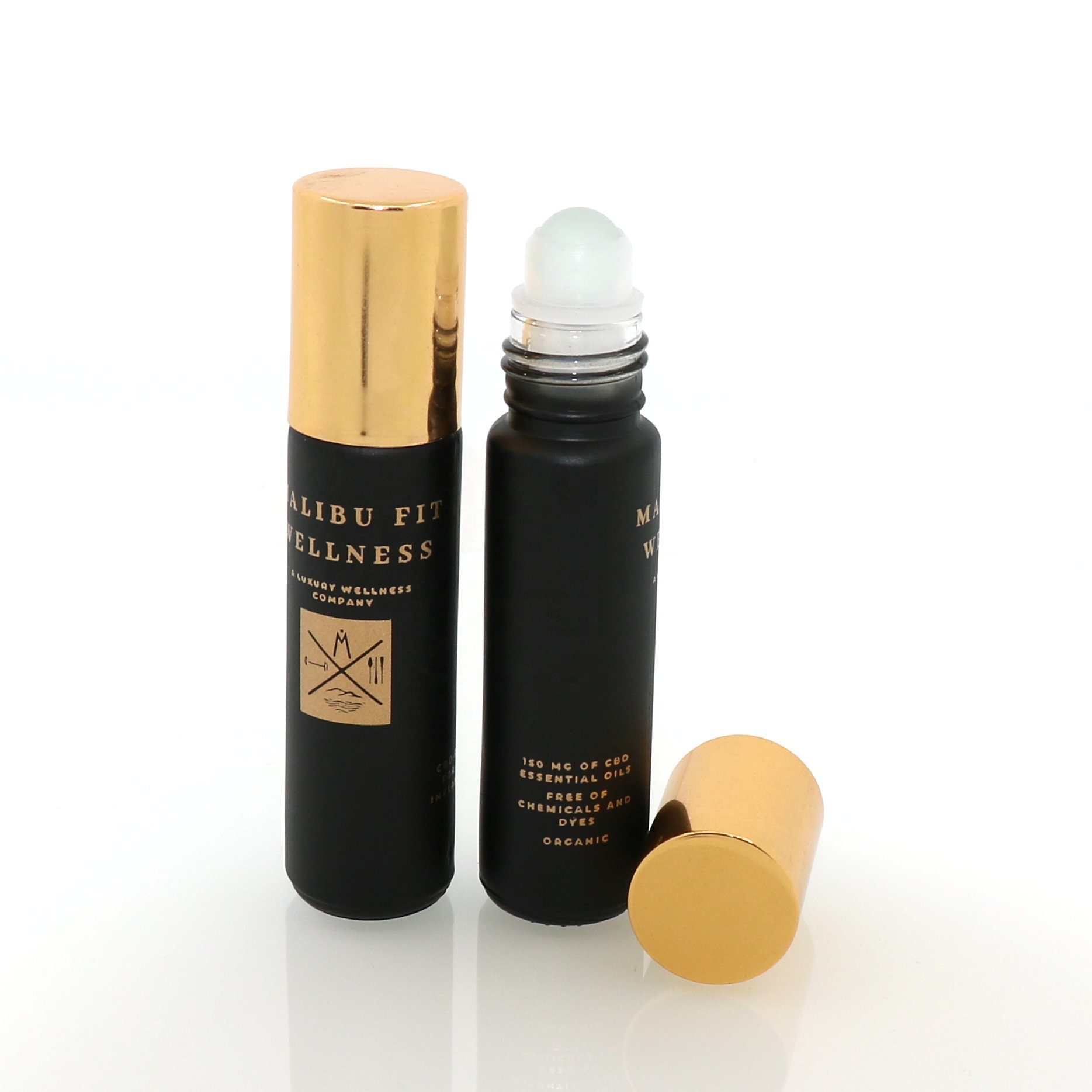 matte black roller/roll on perfume bottle with black cap 5ml 7ml 8ml glass perfume bottles 10ml 15ml