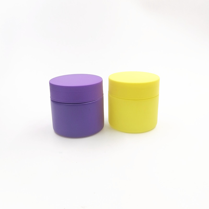 matte spray 3.5 gram flower packaging child protection glass jars childproof glass bottles with child resistant turn screw lids