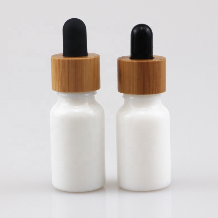 matte white glass bottles 10ml 30ml CBD white bottles white glass cosmetic set