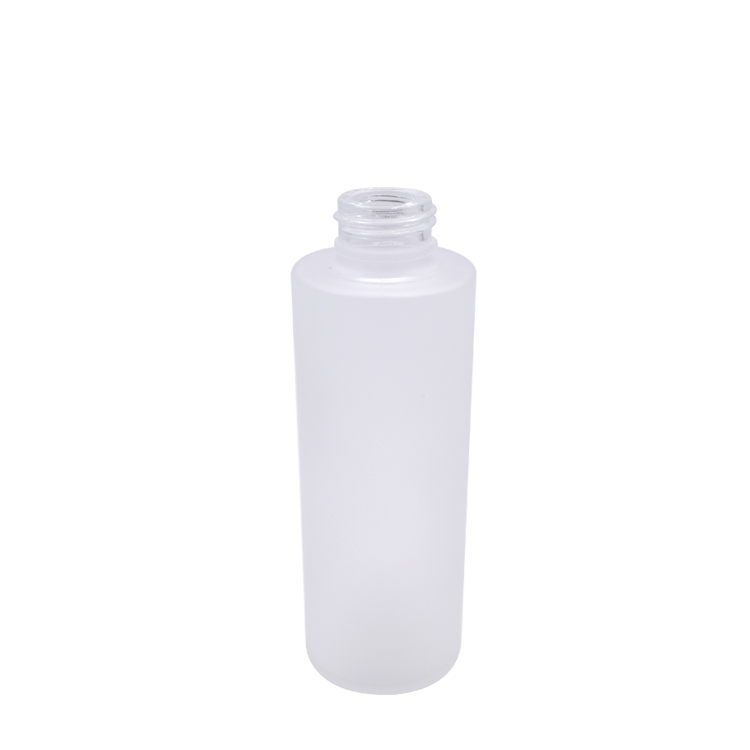 matte white luxury serum packaging 20ml 30ml 50ml 100ml natural round clear frosted diffuser glass vase bottle with spray