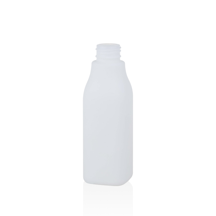 matte white square glass cosmetic pump bottle 100ml 40ml for face cream