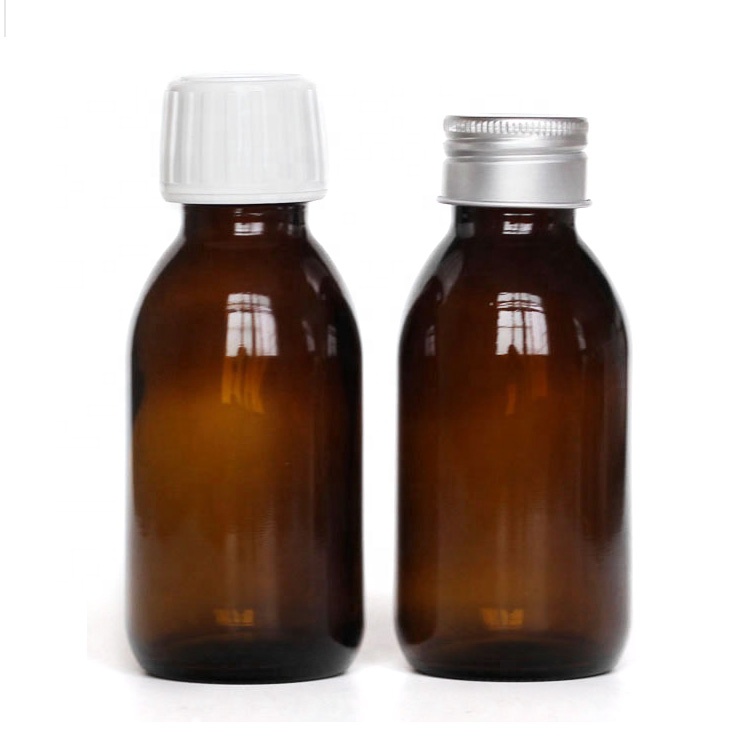 medical use 30ml 60ml 100ml Amber Syrup pharmaceutical oral liquid glass bottle