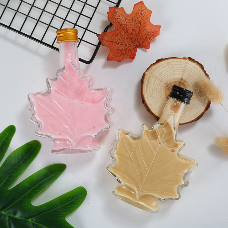 medicine container leaf sharp tablet candy syrup oral liquid oil sauce glass bottle wine beer small mini airtight sealing