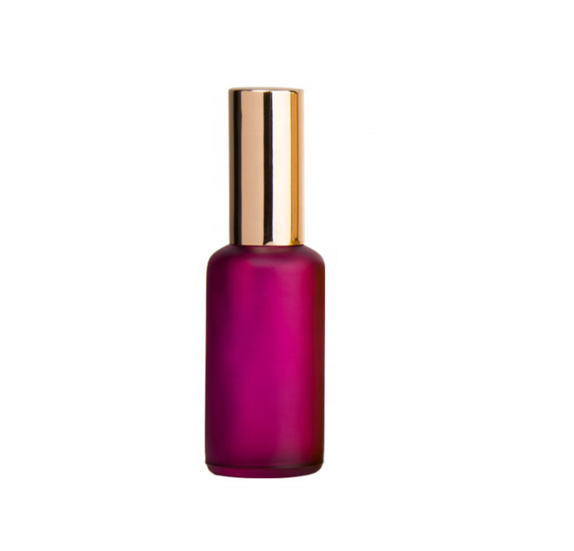 metal 50ml gold top special colorful matte boston 5ml 10ml 15 20ml 30ml gel cosmetic skin care lotion glass bottle spray